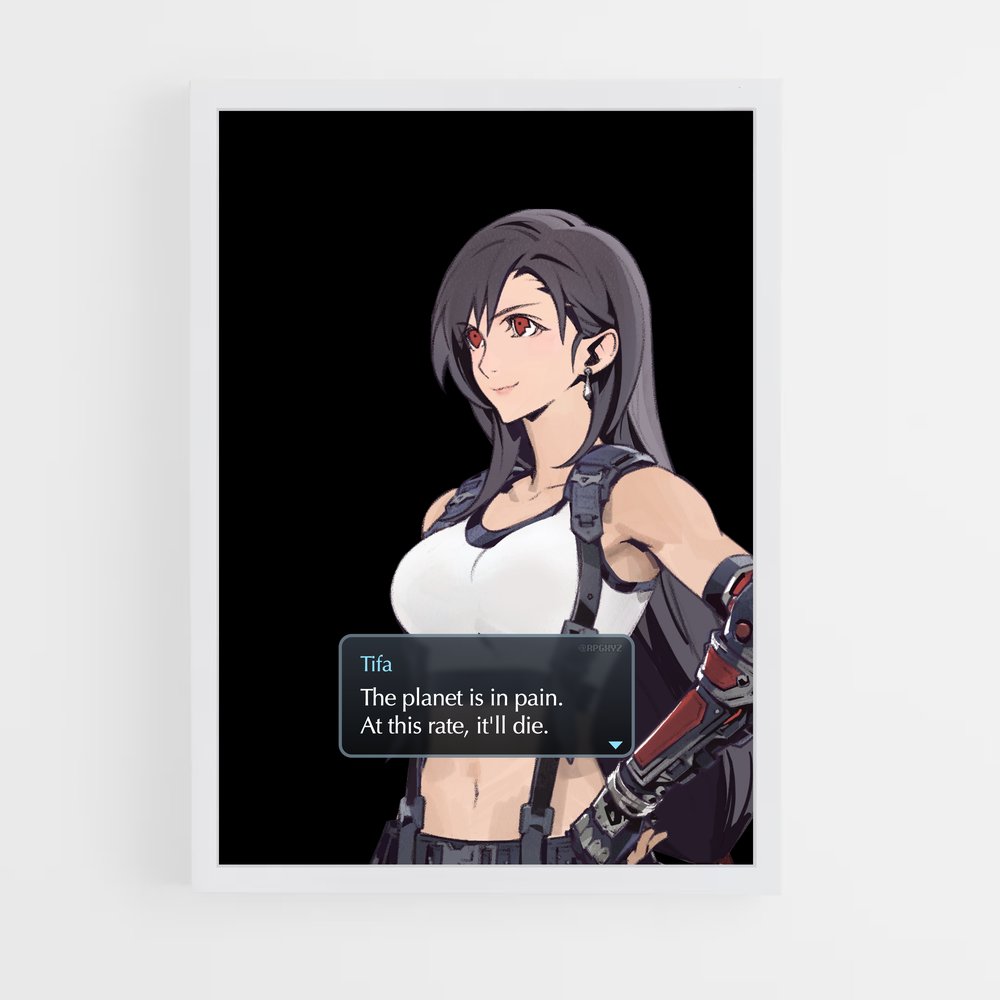 Poster La Lutte pour Gaïa – affiche Final Fantasy (vue 3)